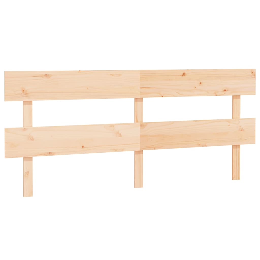 Vidaxl hoofdbord 204x3x81 cm massief grenenhout