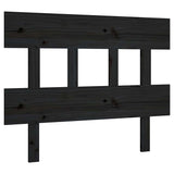 Vidaxl hoofdbord 78,5x3x81 cm massief grenenhout zwart