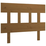 Vidaxl hoofdbord 93,5x3x81 cm massief grenenhout honingbruin