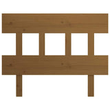 Vidaxl hoofdbord 103,5x3x81 cm massief grenenhout honingbruin