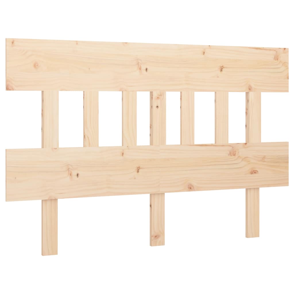 Vidaxl hoofdbord 123,5x3x81 cm massief grenenhout