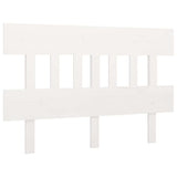Vidaxl hoofdbord 123,5x3x81 cm massief grenenhout wit