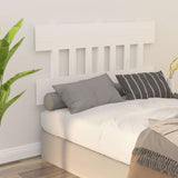 Vidaxl hoofdbord 123,5x3x81 cm massief grenenhout wit