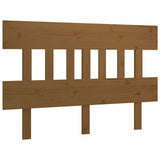 Vidaxl hoofdbord 203,5x3x81 cm massief grenenhout honingbruin