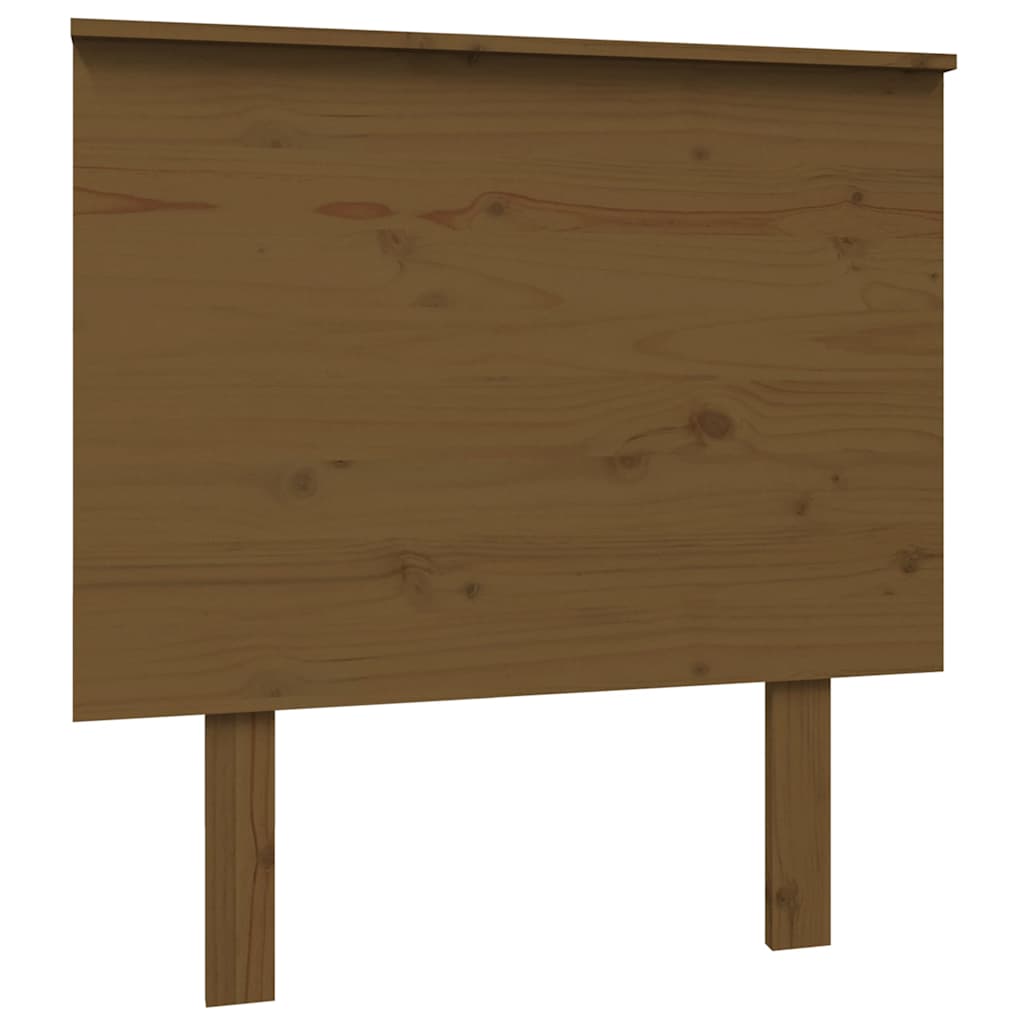 Vidaxl hoofdbord 79x6x82,5 cm massief grenenhout honingbruin