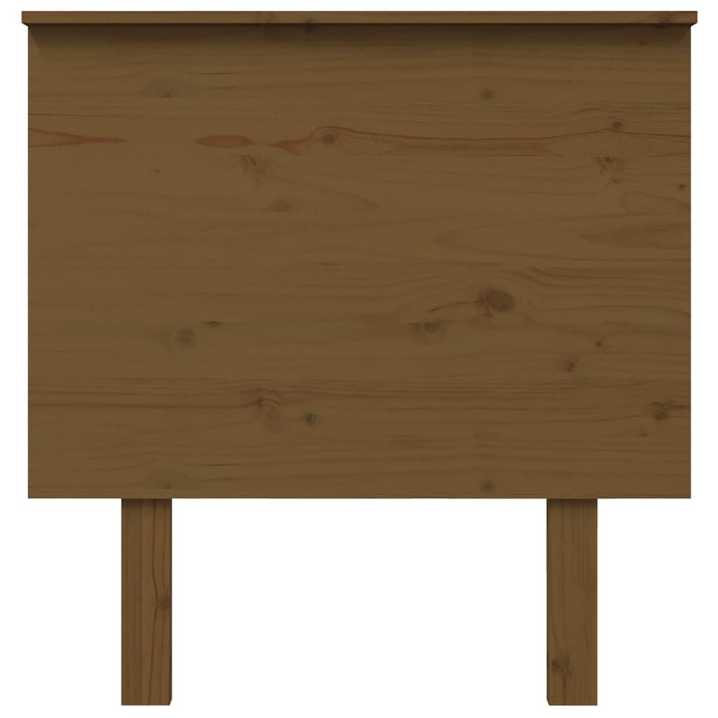 Vidaxl hoofdbord 79x6x82,5 cm massief grenenhout honingbruin