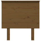 Vidaxl hoofdbord 79x6x82,5 cm massief grenenhout honingbruin