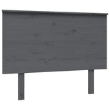 Vidaxl hoofdbord 104x6x82,5 cm massief grenenhout grijs