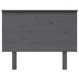 Vidaxl hoofdbord 104x6x82,5 cm massief grenenhout grijs