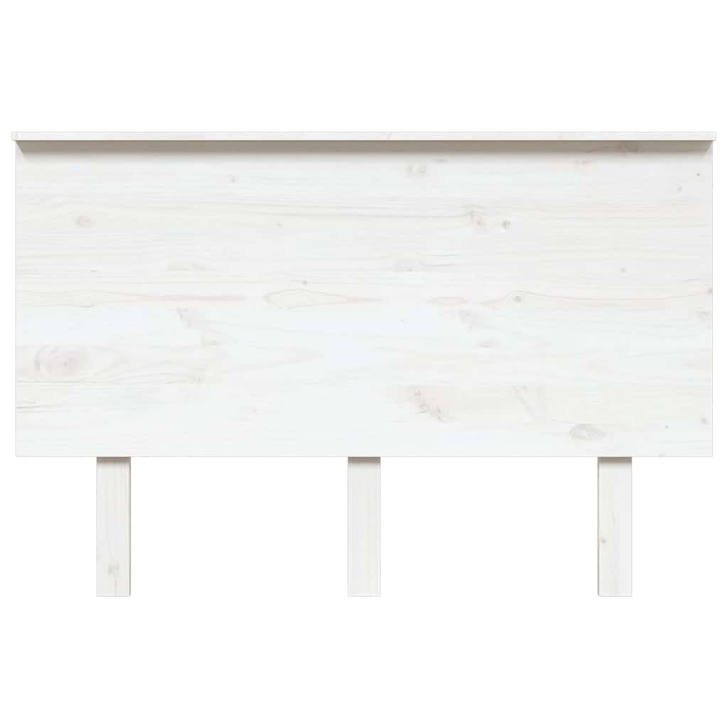 Vidaxl hoofdbord 124x6x82,5 cm massief grenenhout wit
