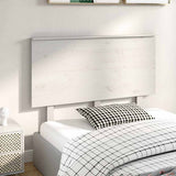 Vidaxl hoofdbord 124x6x82,5 cm massief grenenhout wit