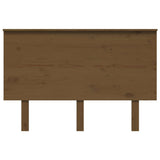 Vidaxl hoofdbord 124x6x82,5 cm massief grenenhout honingbruin