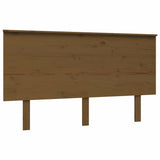 Vidaxl hoofdbord 139x6x82,5 cm massief grenenhout honingbruin