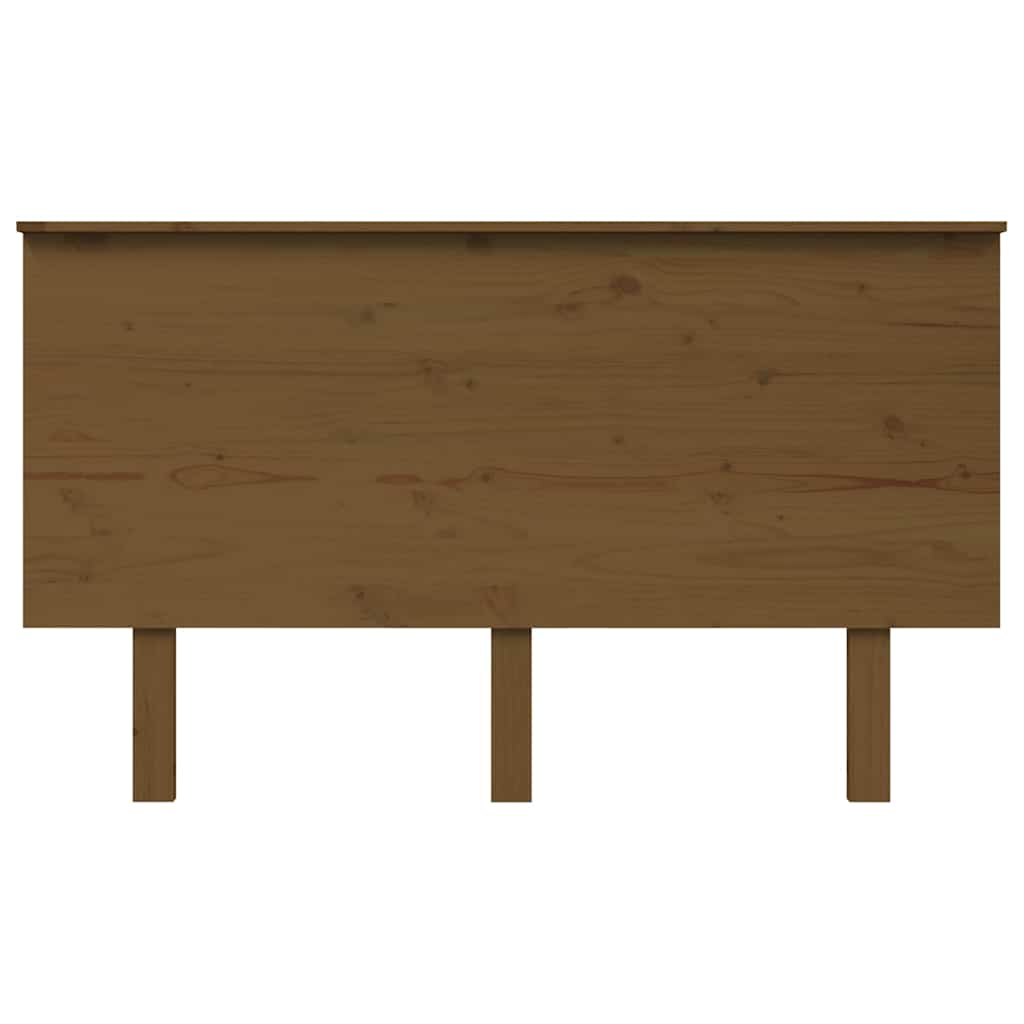 Vidaxl hoofdbord 139x6x82,5 cm massief grenenhout honingbruin