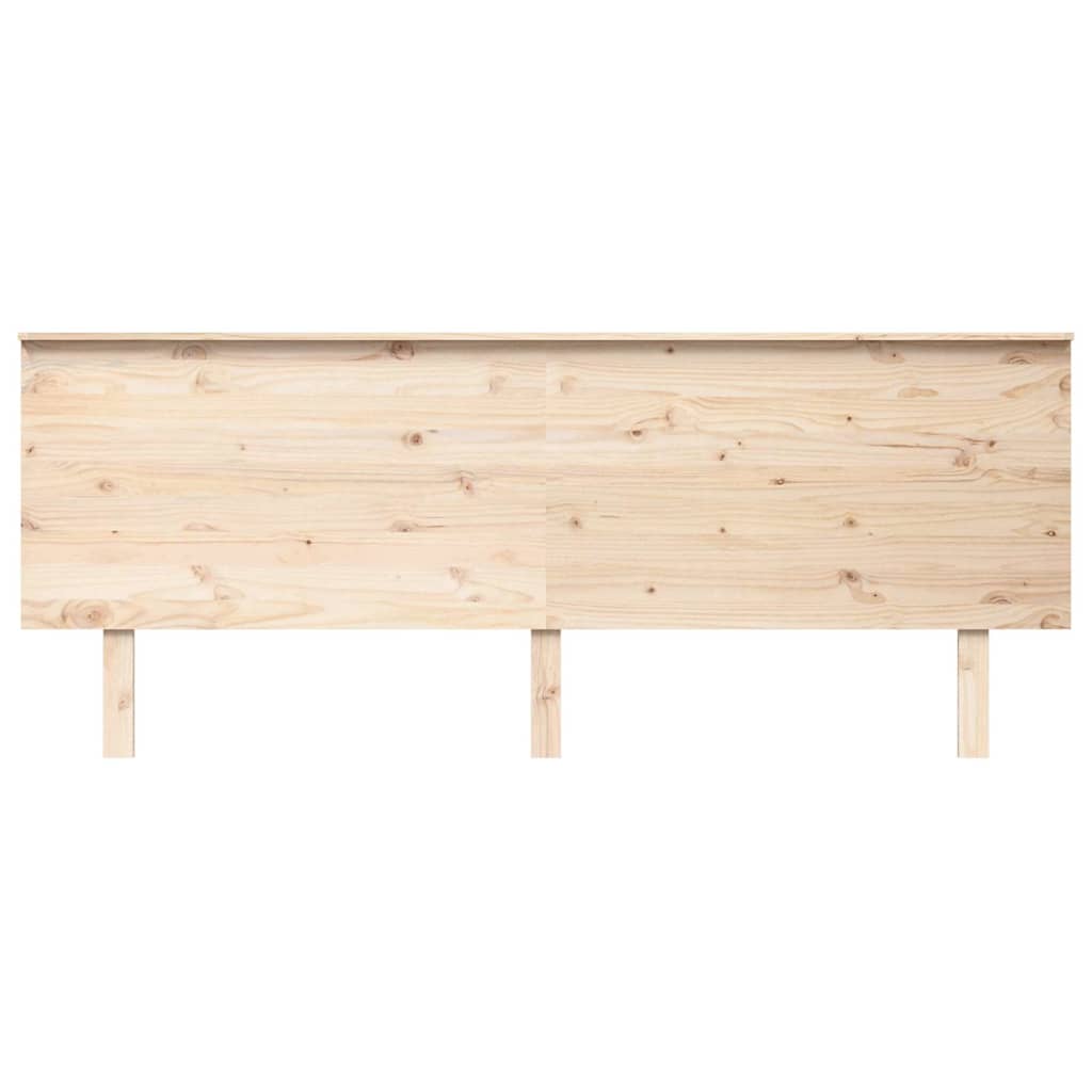 Vidaxl hoofdbord 204x6x82,5 cm massief grenenhout