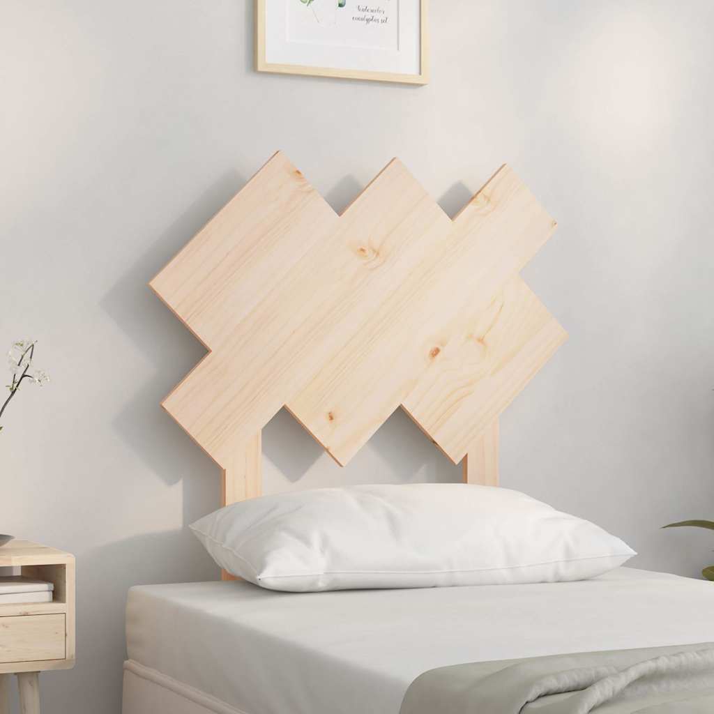 Vidaxl hoofdbord 72,5x3x81 cm massief grenenhout