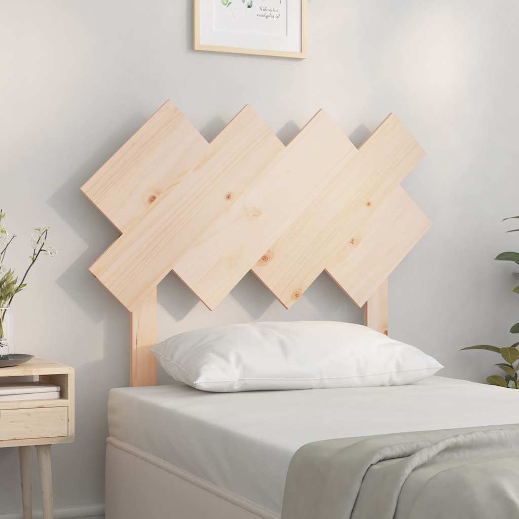 Vidaxl hoofdbord 92x3x81 cm massief grenenhout
