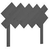 Vidaxl hoofdbord 104x3x80,5 cm massief grenenhout grijs