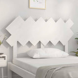 Vidaxl hoofdbord 122,5x3x80,5 cm massief grenenhout wit