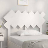 Vidaxl hoofdbord 122,5x3x80,5 cm massief grenenhout wit