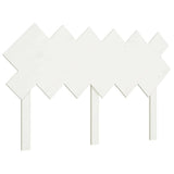 Vidaxl hoofdbord 132x3x81 cm massief grenenhout wit