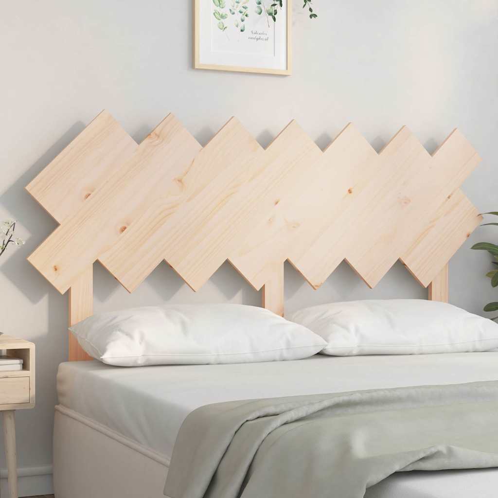 Vidaxl hoofdbord 151,5x3x81 cm massief grenenhout
