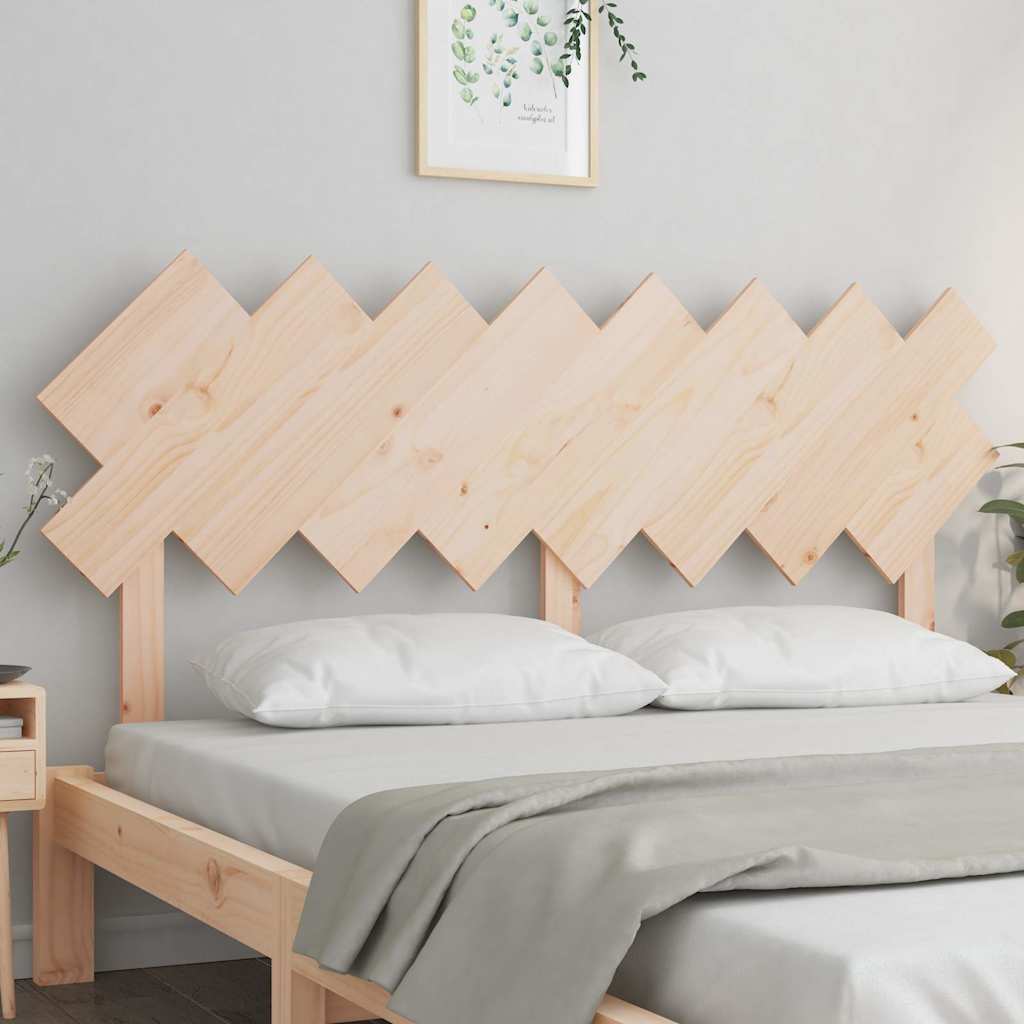 Vidaxl hoofdbord 159,5x3x80,5 cm massief grenenhout