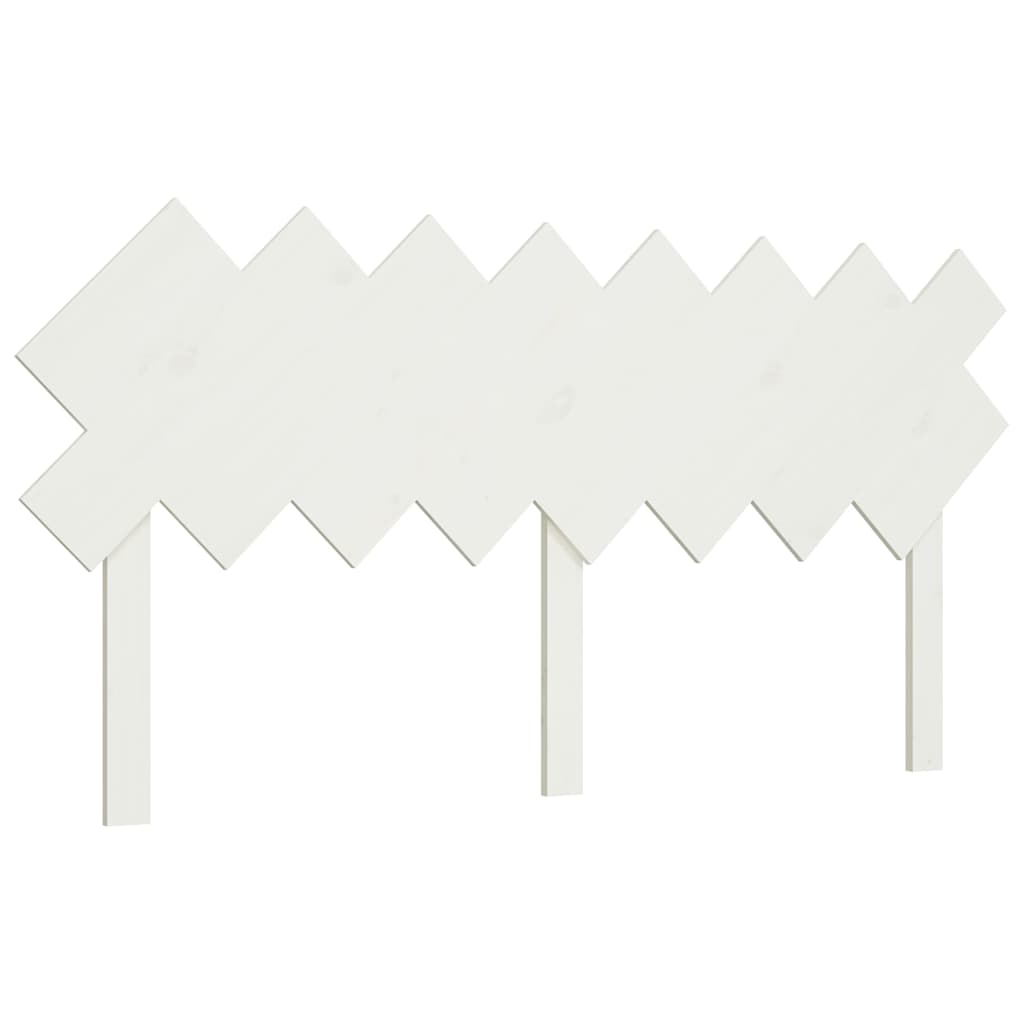 Vidaxl hoofdbord 159,5x3x80,5 cm massief grenenhout wit