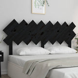 Vidaxl hoofdbord 159,5x3x80,5 cm massief grenenhout zwart