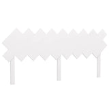 Vidaxl hoofdbord 178x3x80,5 cm massief grenenhout wit