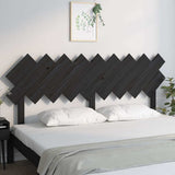 Vidaxl hoofdbord 178x3x80,5 cm massief grenenhout zwart