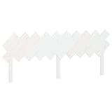 Vidaxl hoofdbord 196x3x80,5 cm massief grenenhout wit