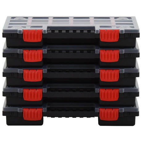 Vidaxl assortimentsdozen 5 st 34,5x25x5 cm polypropeen