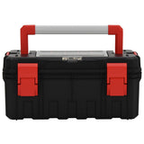 Vidaxl Toolbox 55x28x26.5 cm negro y rojo