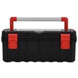 Vidaxl toolbox 65x28x31.5 cm black and red