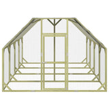 VidaXL Kippenhok 268x400x190 cm geïmpregneerd massief grenenhout
