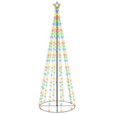 Vidaxl kegelkerstboom 310 led's 100x300 cm meerkleurig