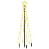 Vidaxl Christmas tree with ground pin 108 LEDs warm white 180 cm