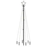 Vidaxl kerstboom met grondpin 108 led's koudwit 180 cm