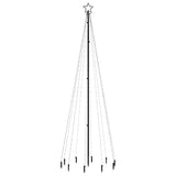 Vidaxl kerstboom met grondpin 310 led's warmwit 300 cm