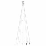 Vidaxl kerstboom met grondpin 310 led's meerkleurig 300 cm