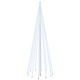 Vidaxl kerstboom met grondpin 732 led's koudwit 500 cm
