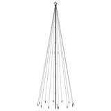 Vidaxl kerstboom met grondpin 732 led's koudwit 500 cm