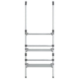 Vidaxl droogrek 3-laags hangend aluminium