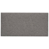 Vidaxl Wall panels 12 pcs 0.54 m² 30x15 cm fabric light gray