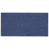 Vidaxl Wall panels 12 pcs 0.54 m² 30x15 cm fabric blue