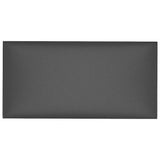 Vidaxl wandpanelen 12 st 0,54 m² 30x15 cm kunstleer grijs