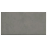 Nástěnné panely Vidaxl 12 ks 0,54 m² 30x15 cm Velvet Light Grey