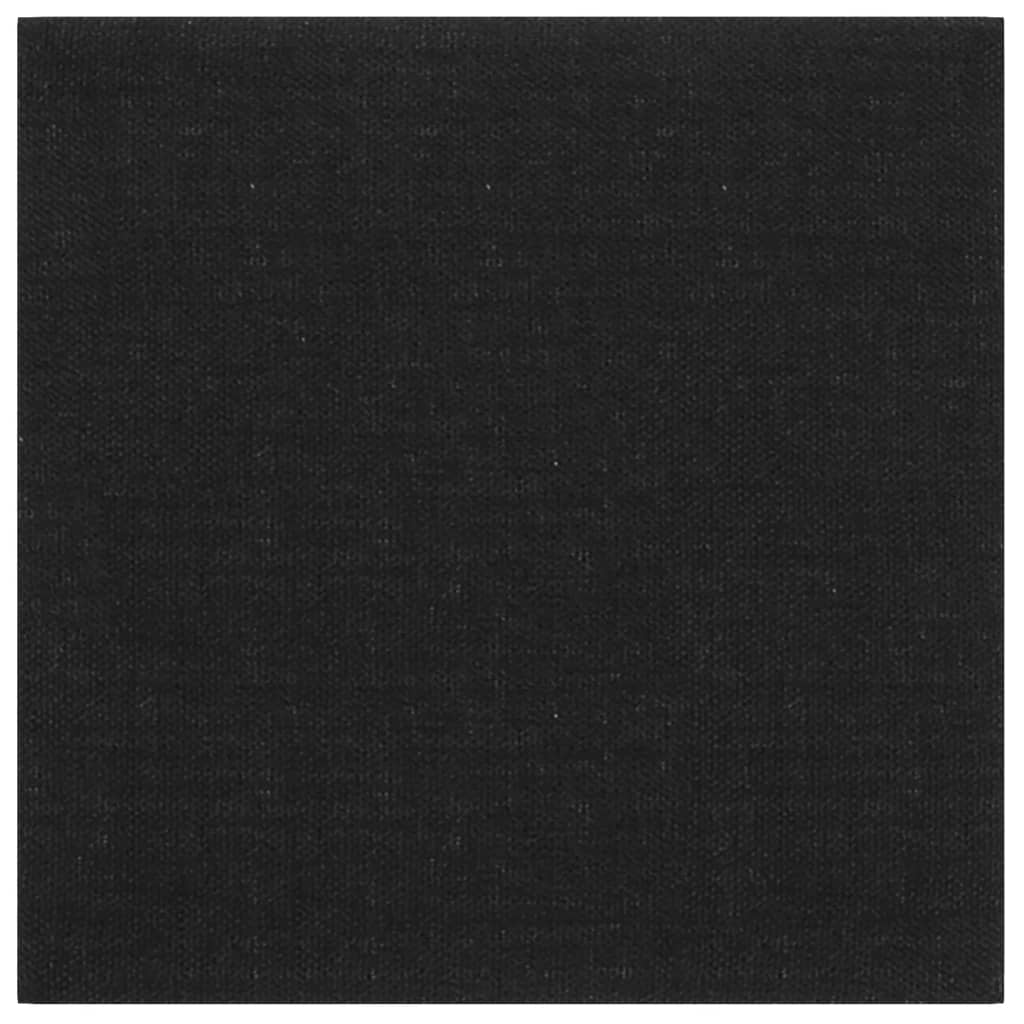 Panele ścienne vidaxl 12 St 1,08 m² 30x30 cm Black