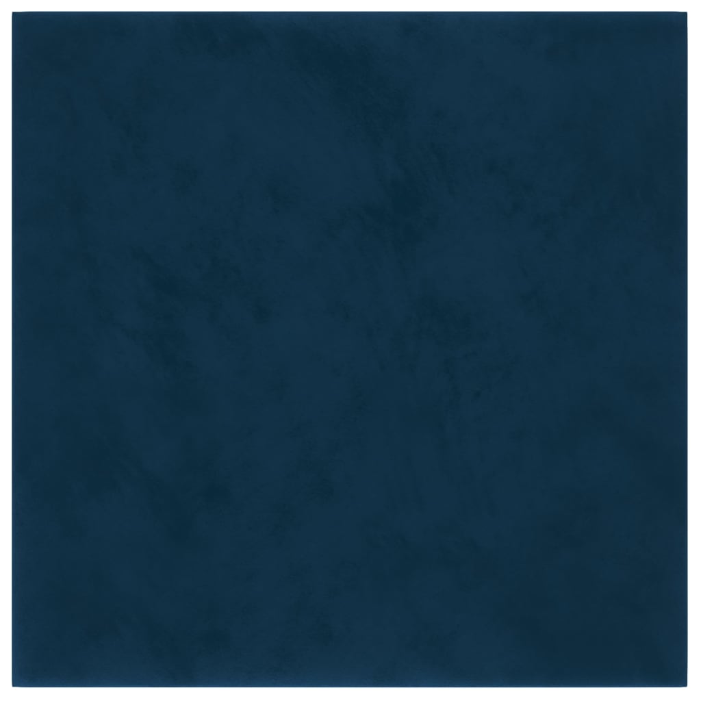 Panele ścienne vidaxl 12 St 1,08 m² 30x30 cm Velvet Blue